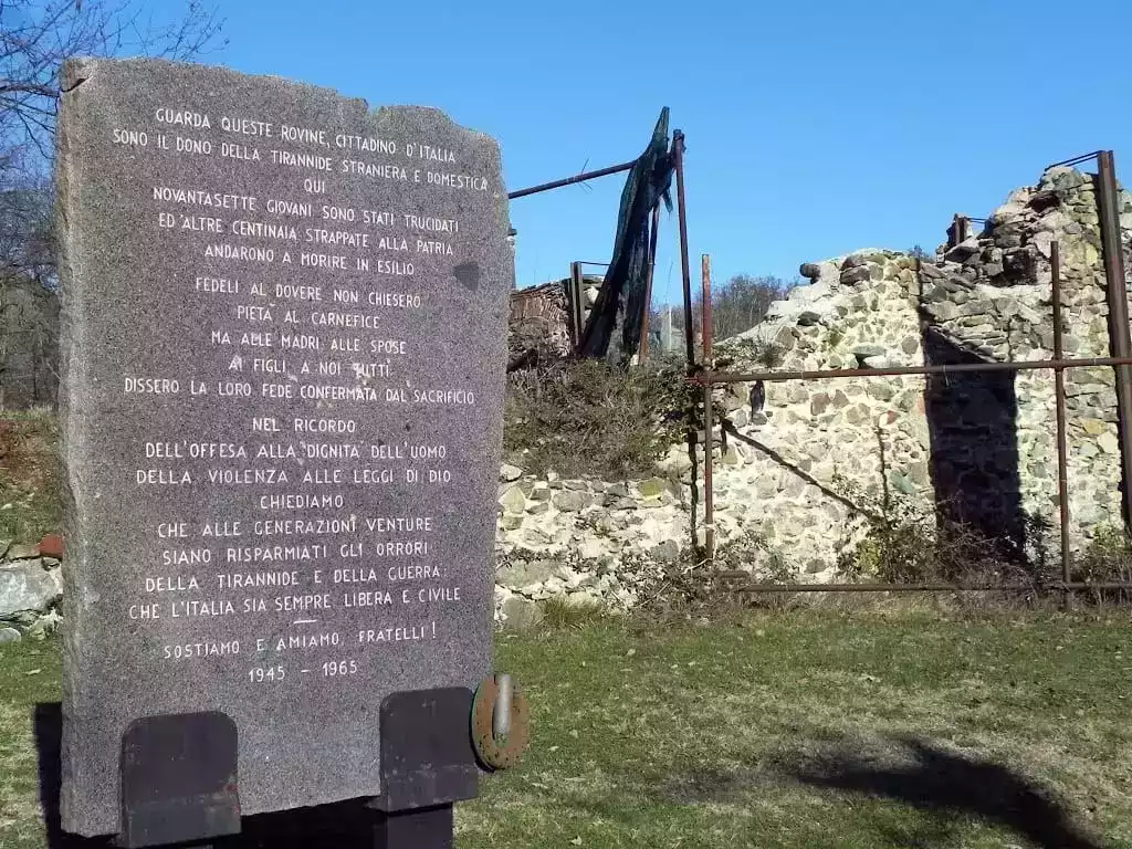 Lapide Abbazia Martiri della Benedicta
